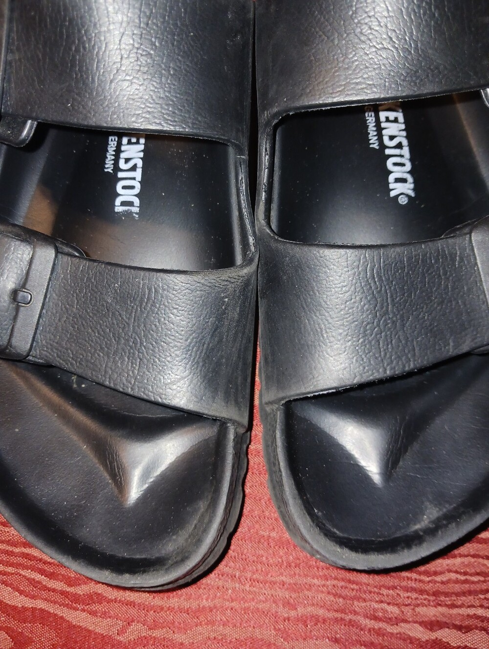 BIRIKENSTOCK Black Sandles Size 38 - Picture 6 of 9